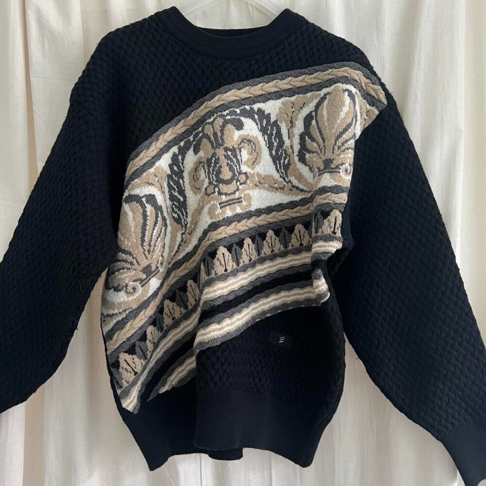 Balenciaga Sports vintage knit sweater from the 80s